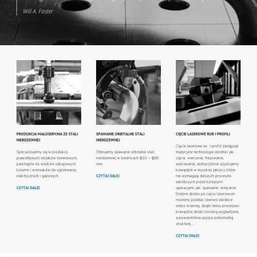 Cięcie laserowe profili - Lubin