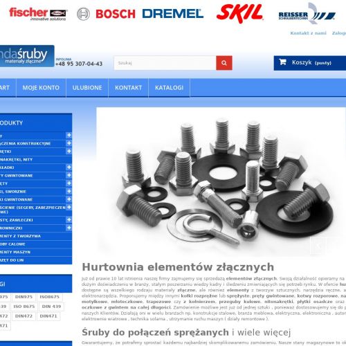 Śruby z łbem stożkowym