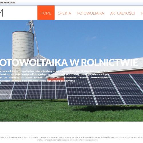 Producent konstrukcji fotowoltaicznych - Kraków