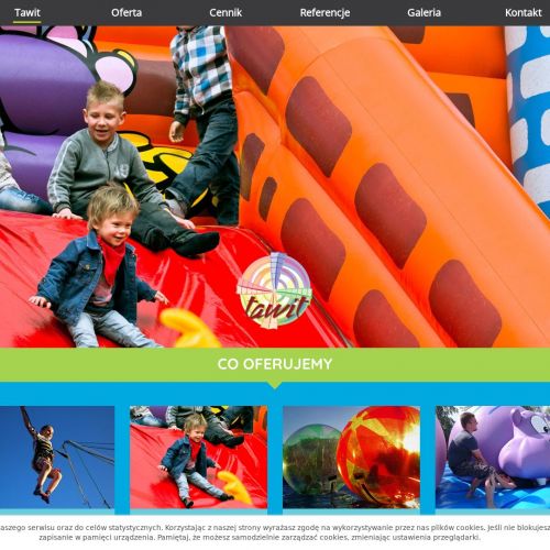 Dmuchane zjeżdżalnie wynajem