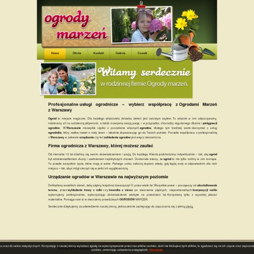 Projekty ogrodów w Warszawie