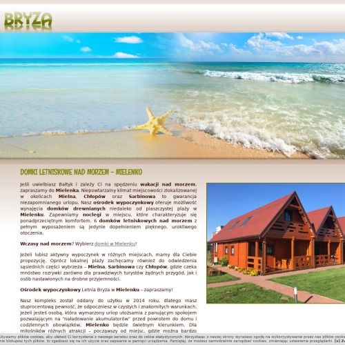 Domki letniskowe nad morzem w Mielnie