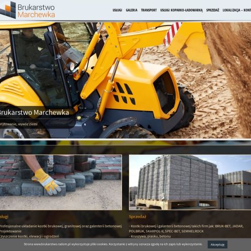 Radom - kostka brukowa układanie