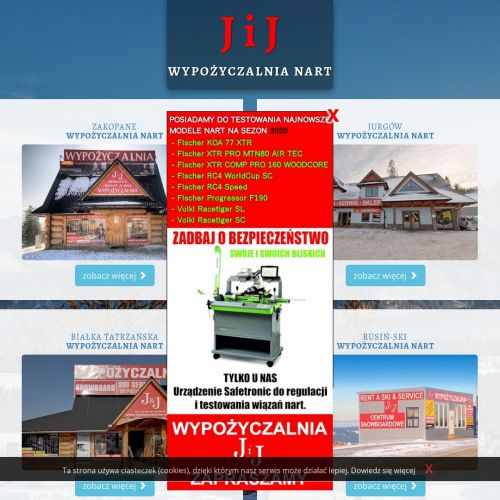 Ostrzenie nart - Zakopane