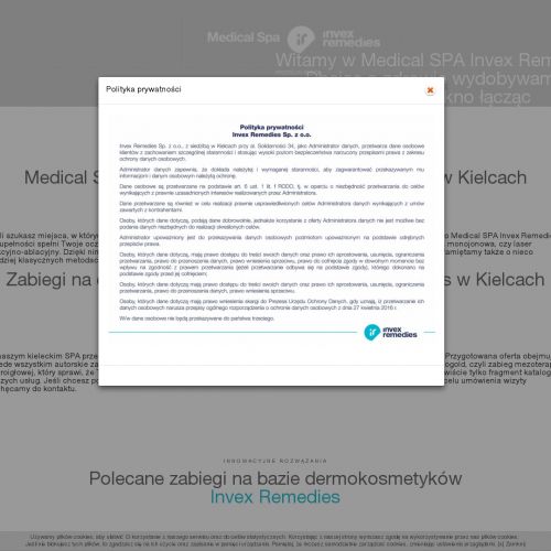 Zabiegi na twarz - Kielce