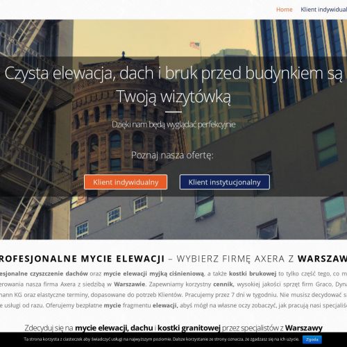 Warszawa - mycie elewacji warszawa cennik