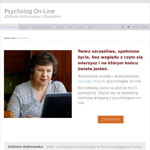 Doświadczony psycholog online