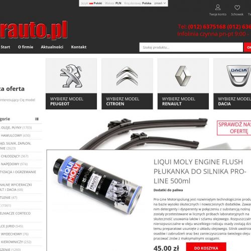 Oryginalne części citroen w Krakowie