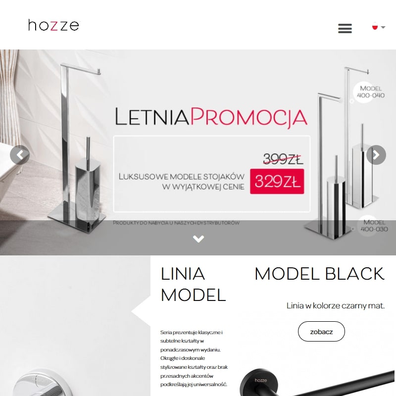 Ekskluzywne akcesoria łazienkowe