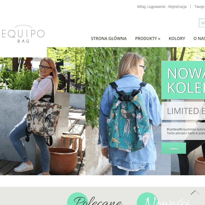 Pasek do aparatu z haftem - Poznań