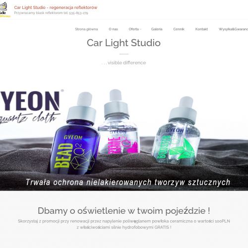 Regeneracja lamp samochodowych - Rzeszów