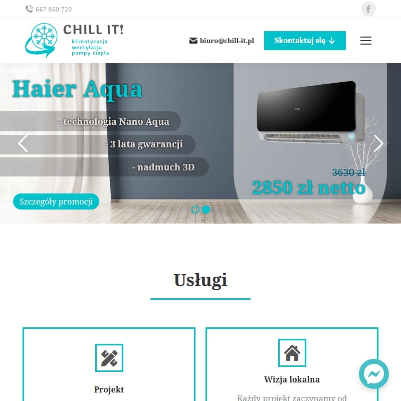Montaż klimatyzacji domowej - łomianki