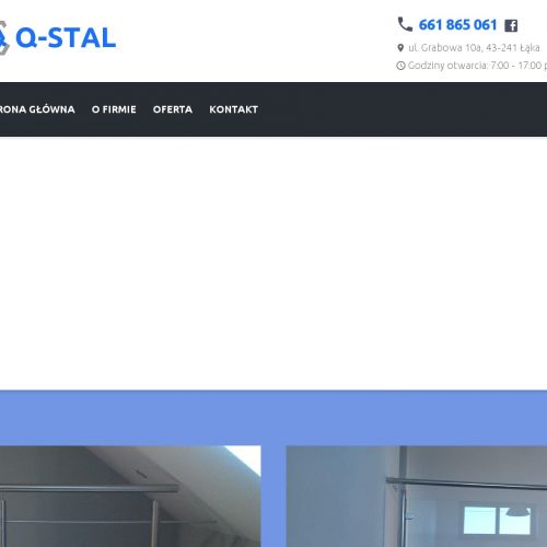 Balustrady malowane proszkowo