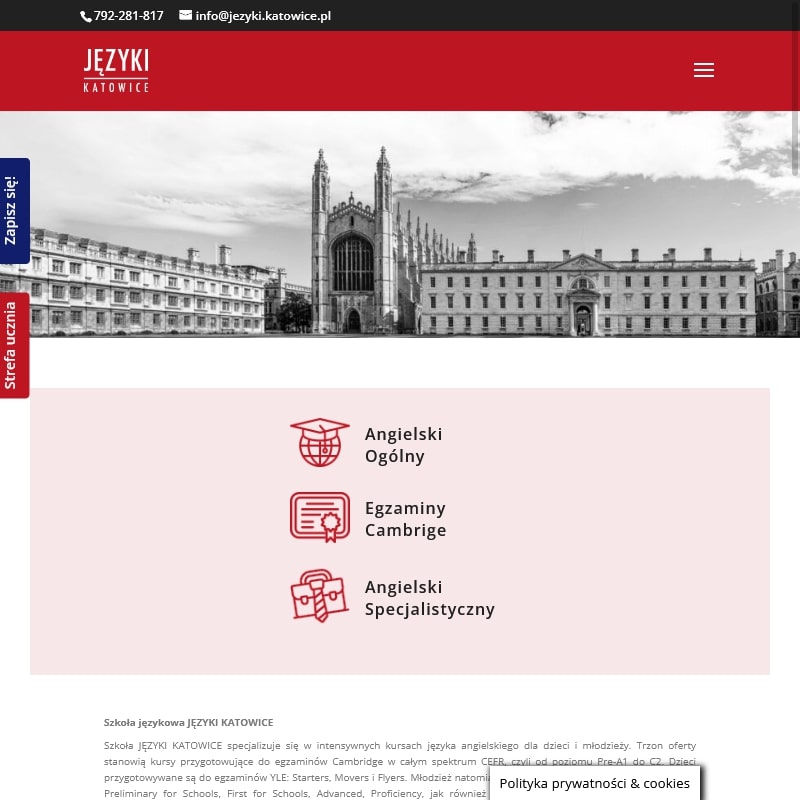 Katowice - kurs angielskiego c1