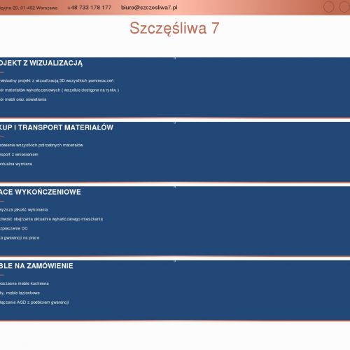 Wykończenie mieszkania pod klucz - Warszawa