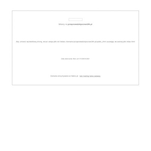 Poznań - przeprowadzki firm