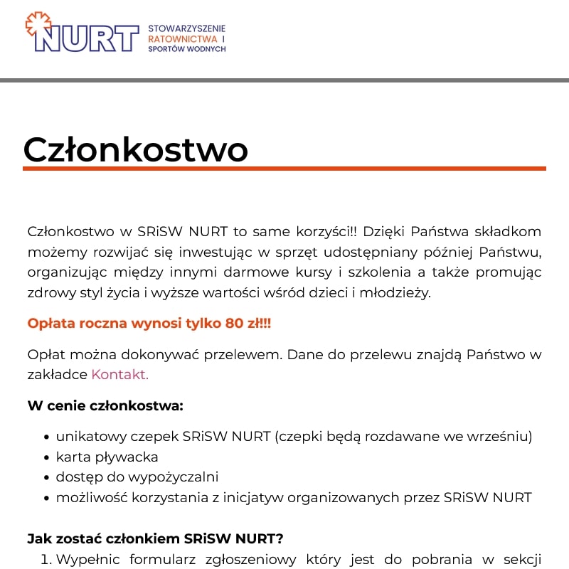 Lekcje pływania - Warszawa