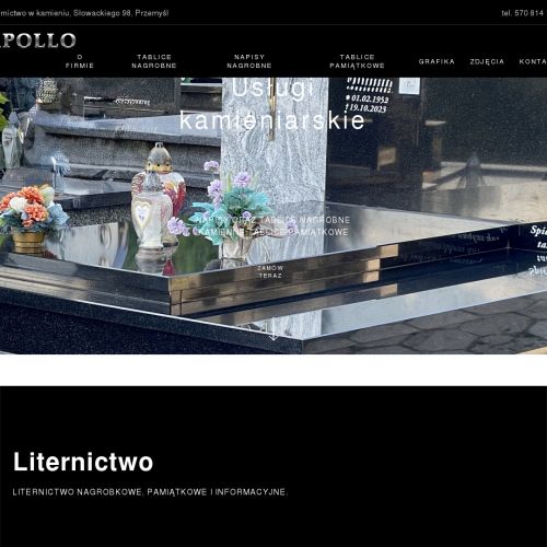 Liternictwo w kamieniu - Rzeszów