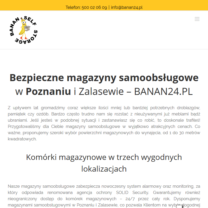 Boksy do wynajęcia w Poznaniu
