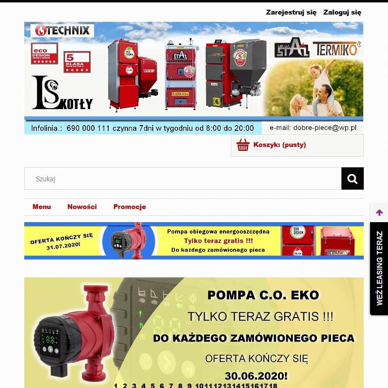 Piec na ekogroszek 5 klasy - Pleszew