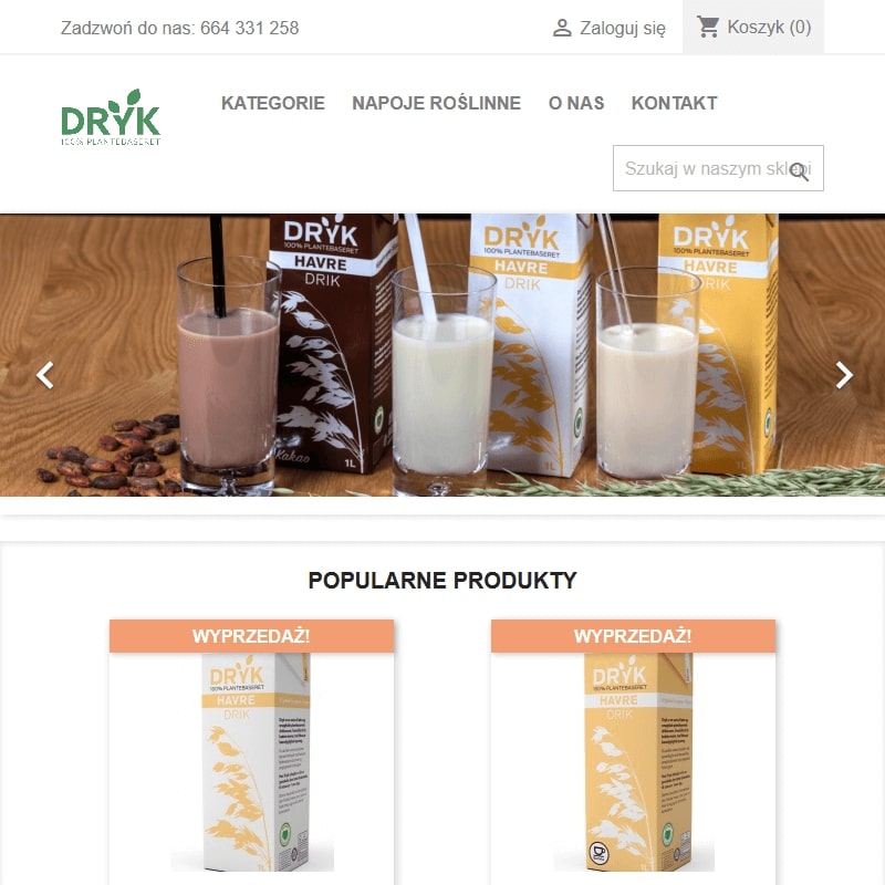 Napój z zielonego groszku