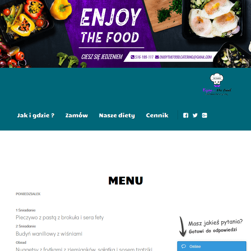 Catering wegetariański - Warszawa