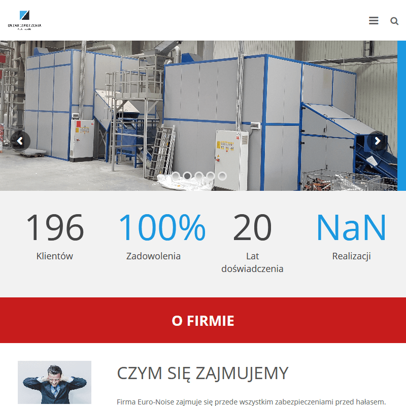 Wyciszanie urządzeń przemysłowych