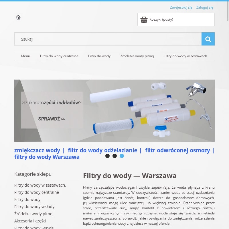Filtr do wody samoczyszczący - Warszawa