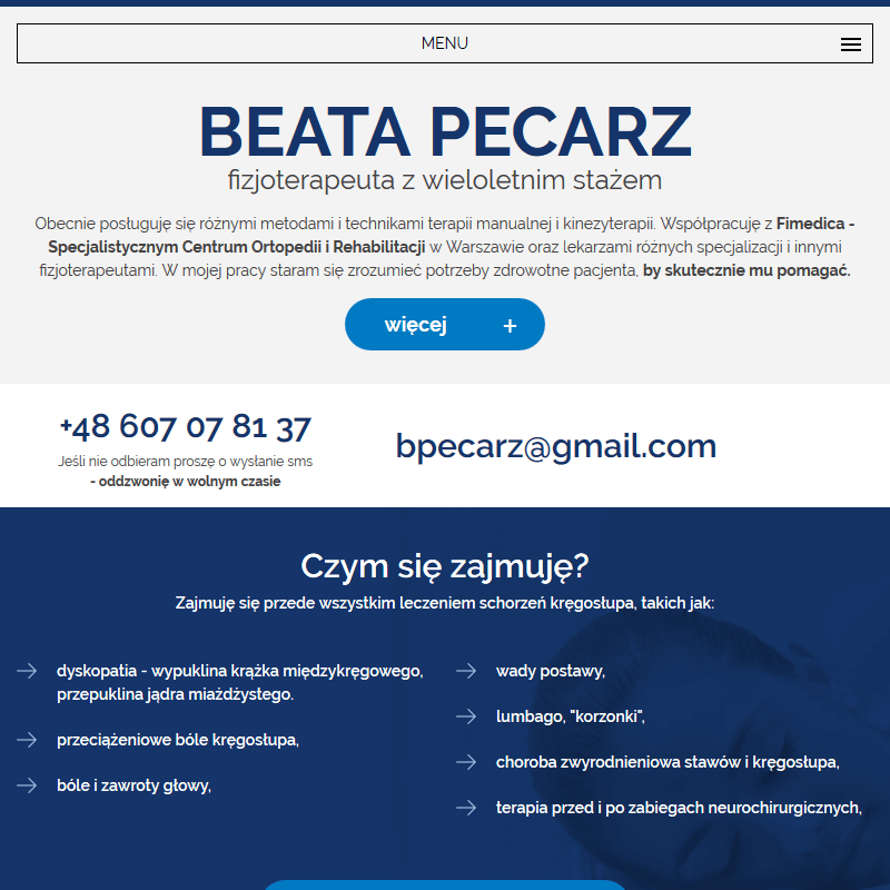 Dobry fizjoterapeuta w Warszawie