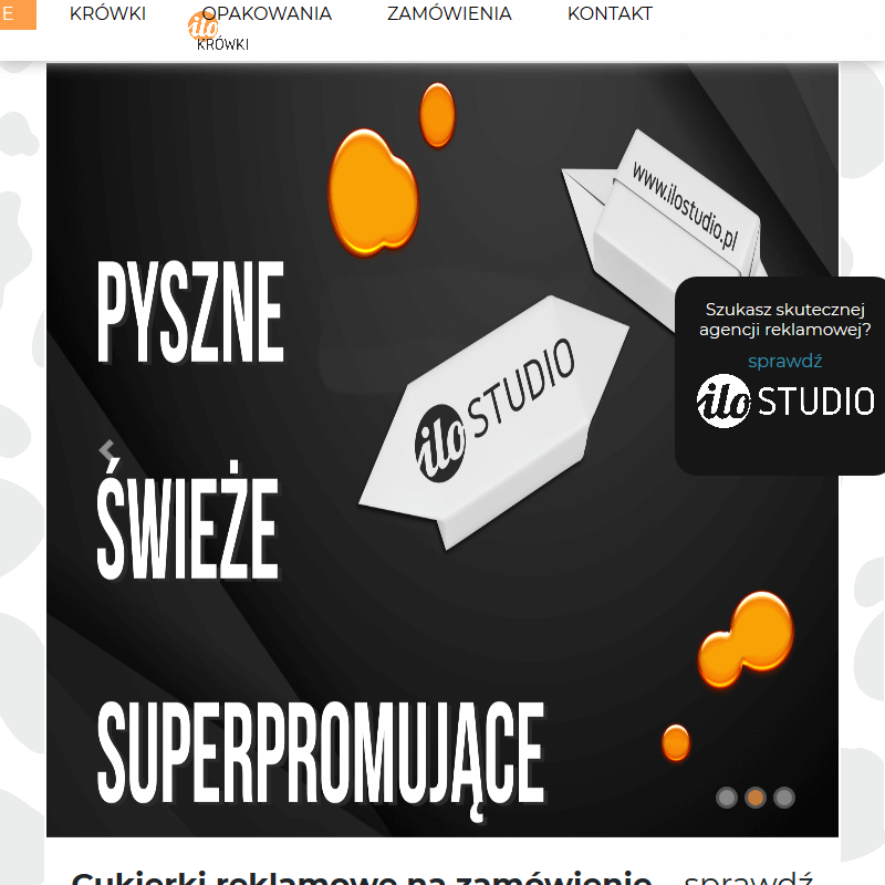 Krówki z grafiką