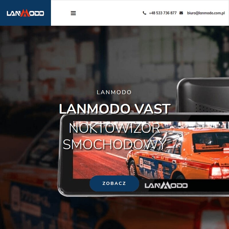 Noktowizor samochodowy z kamerą cofania w Warszawie