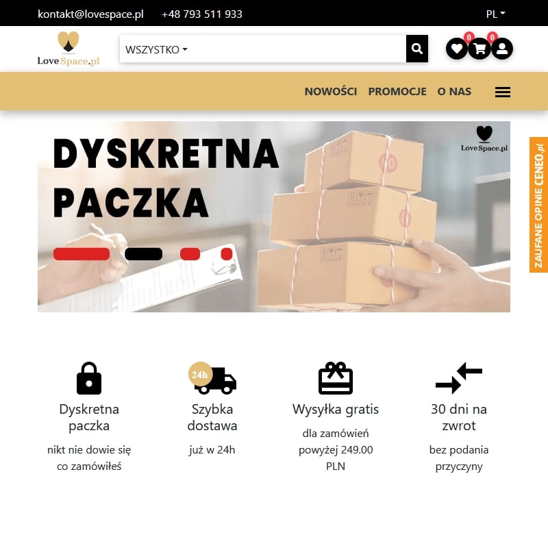 Wibrujące jajko sterowane smartfonem