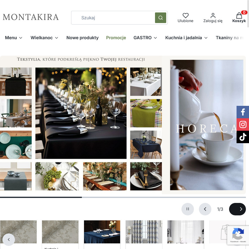 Obrusy horeca w Krakowie