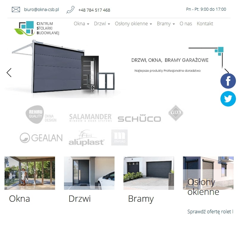 Oświęcim - okna drewniano aluminiowe