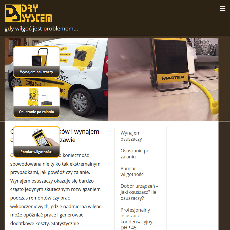 Firma wynajmująca osuszacze w warszawie w Piasecznie