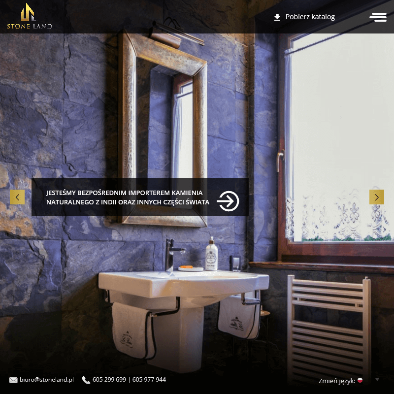 Płytki dekoracyjne z kamienia