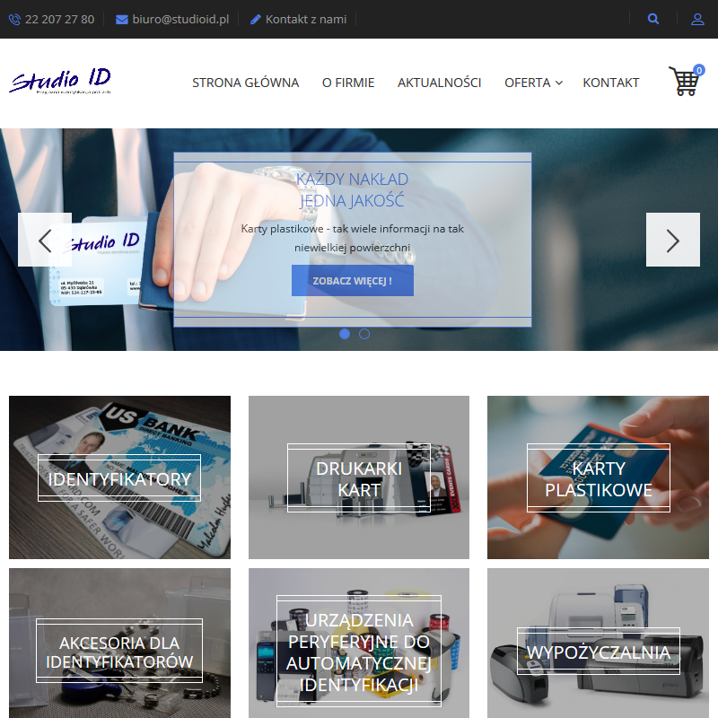 Drukowanie kart plastikowych - Warszawa