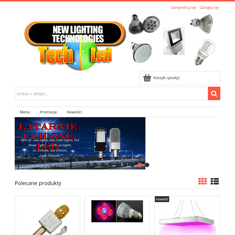 Warszawa - halogeny led do motoru